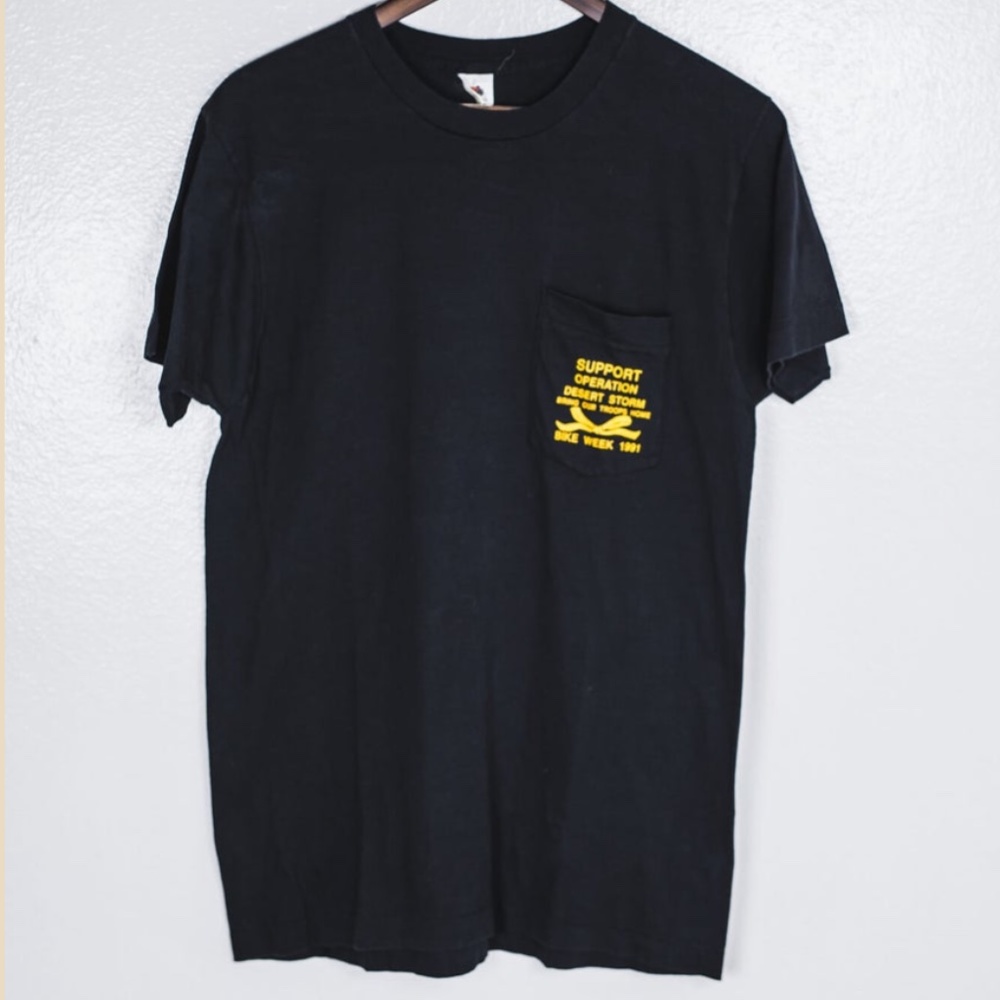 Vintage 90s single-stitch Iron Horse Saloon black T-shirt